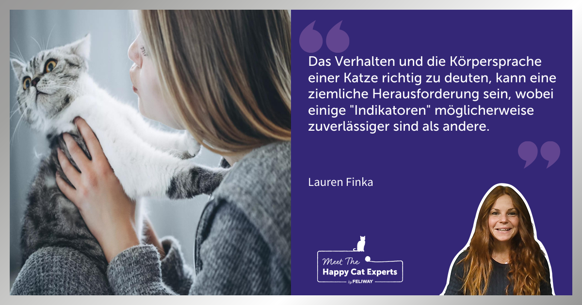 Katzenexpertin Lauren Finka: Stress und Unwohlsein bei Katzen